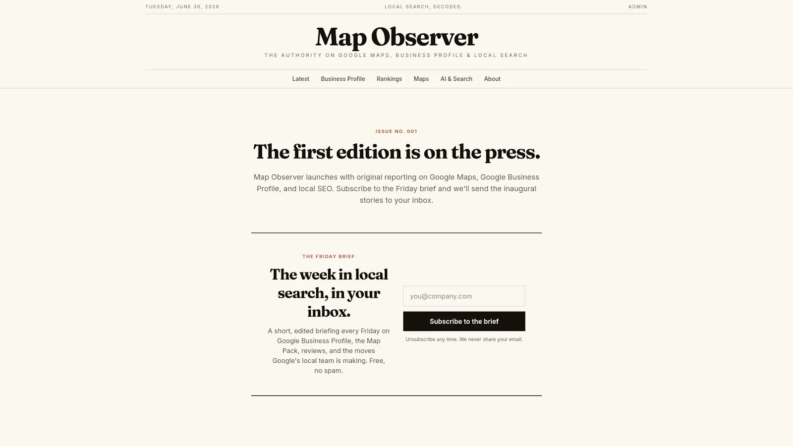 Map Observer screenshot 1