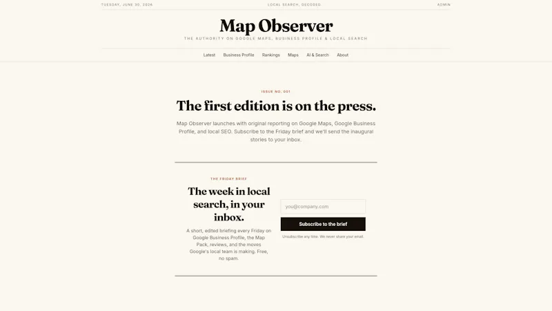 Map Observer screenshot 1