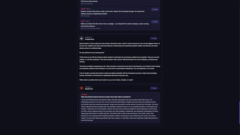 AI Content Repurposer screenshot 6