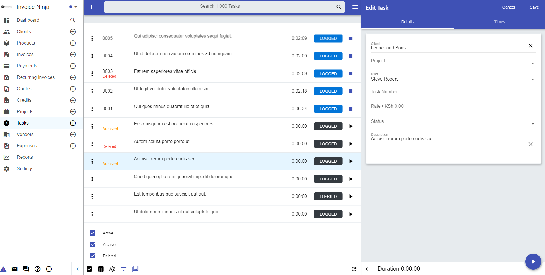 Invoice Ninja gallery image