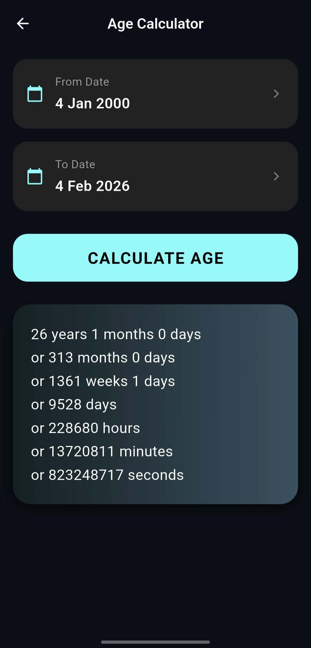 Calcora - Screenshot 2 showing product features and functionality