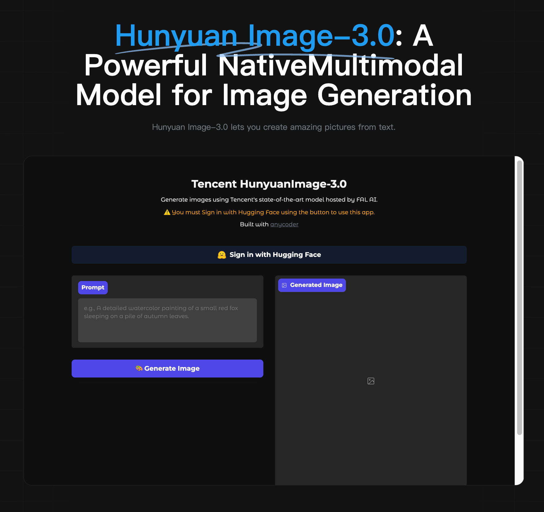 Hunyuan Image 3.0 – AI Image Generator gallery image