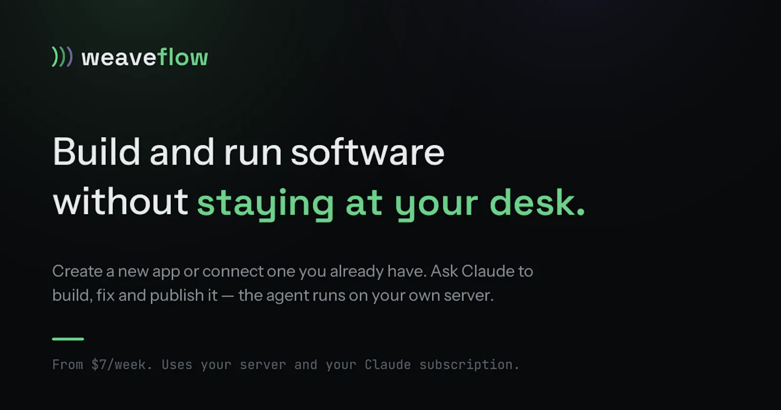 Weaveflow screenshot 1