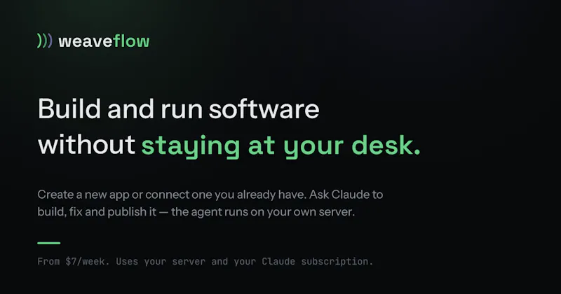 Weaveflow screenshot 1