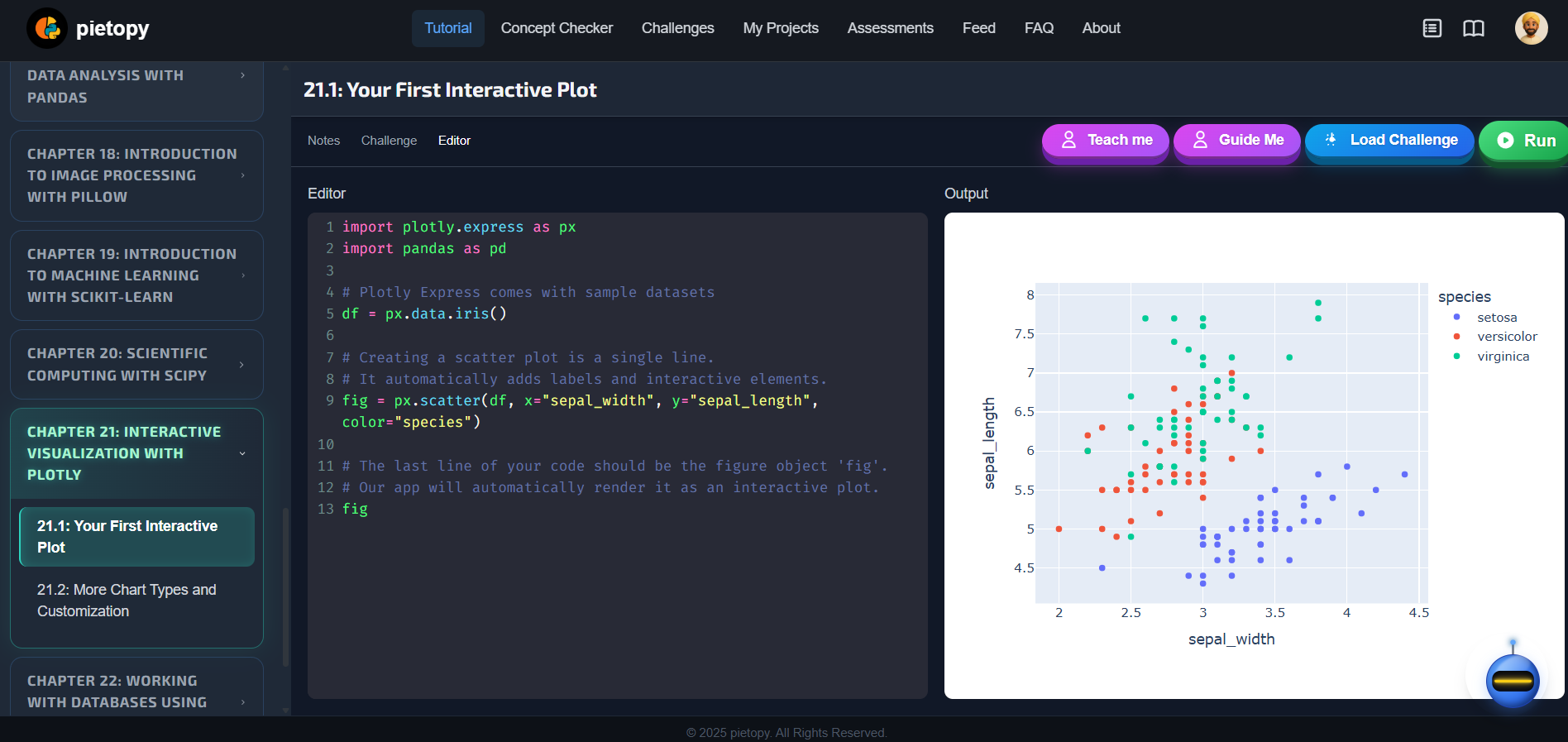 Pietopy - Stop learning | Start building - Screenshot 4 preview