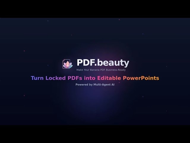 PDF.beauty for NotebookLM & Banana Pro gallery image