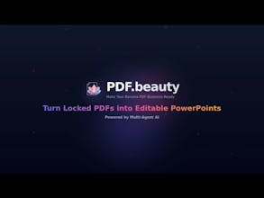 PDF.beauty for NotebookLM & Banana Pro gallery image