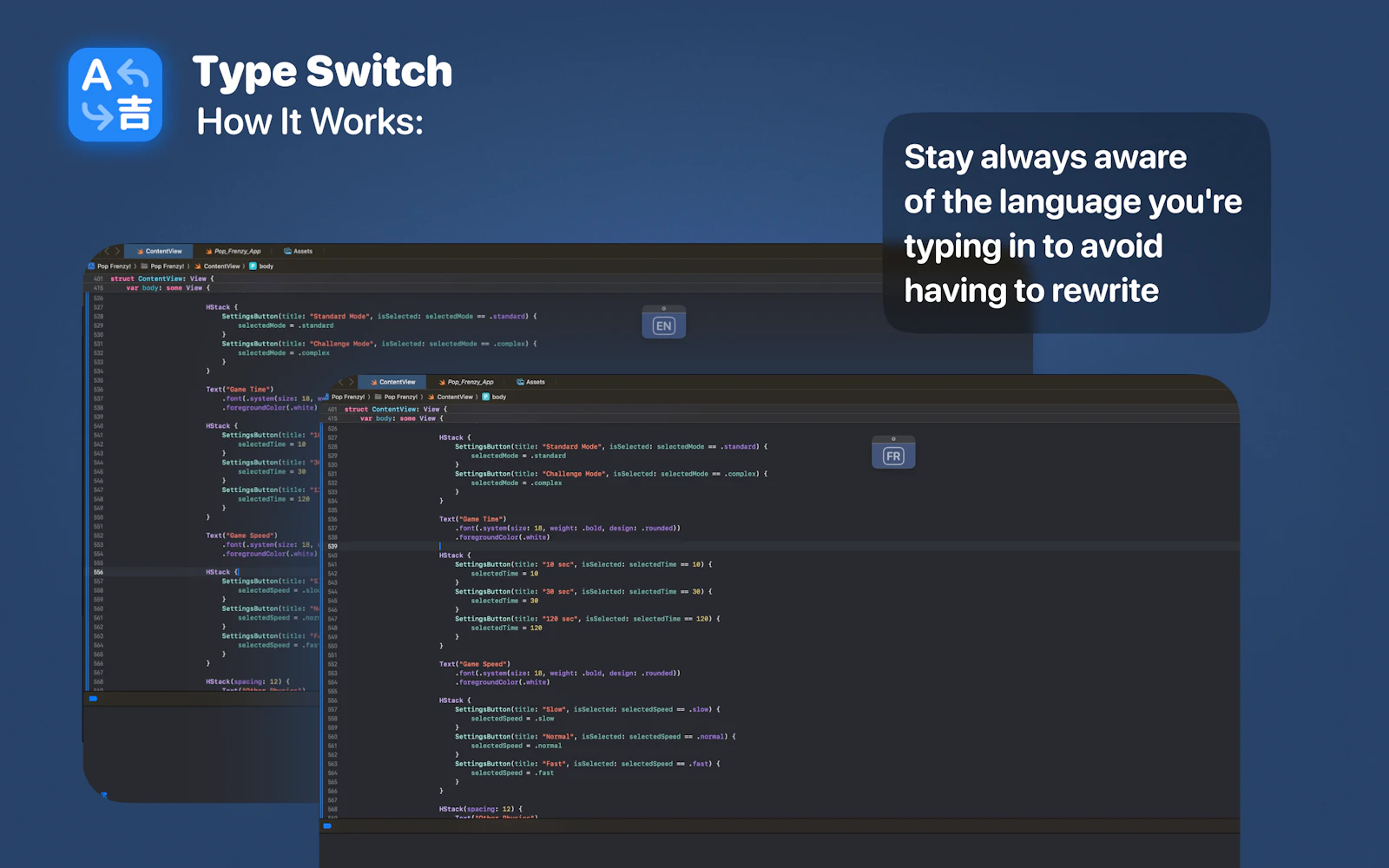 Type Switch 3.0 for macOS  screenshot 4