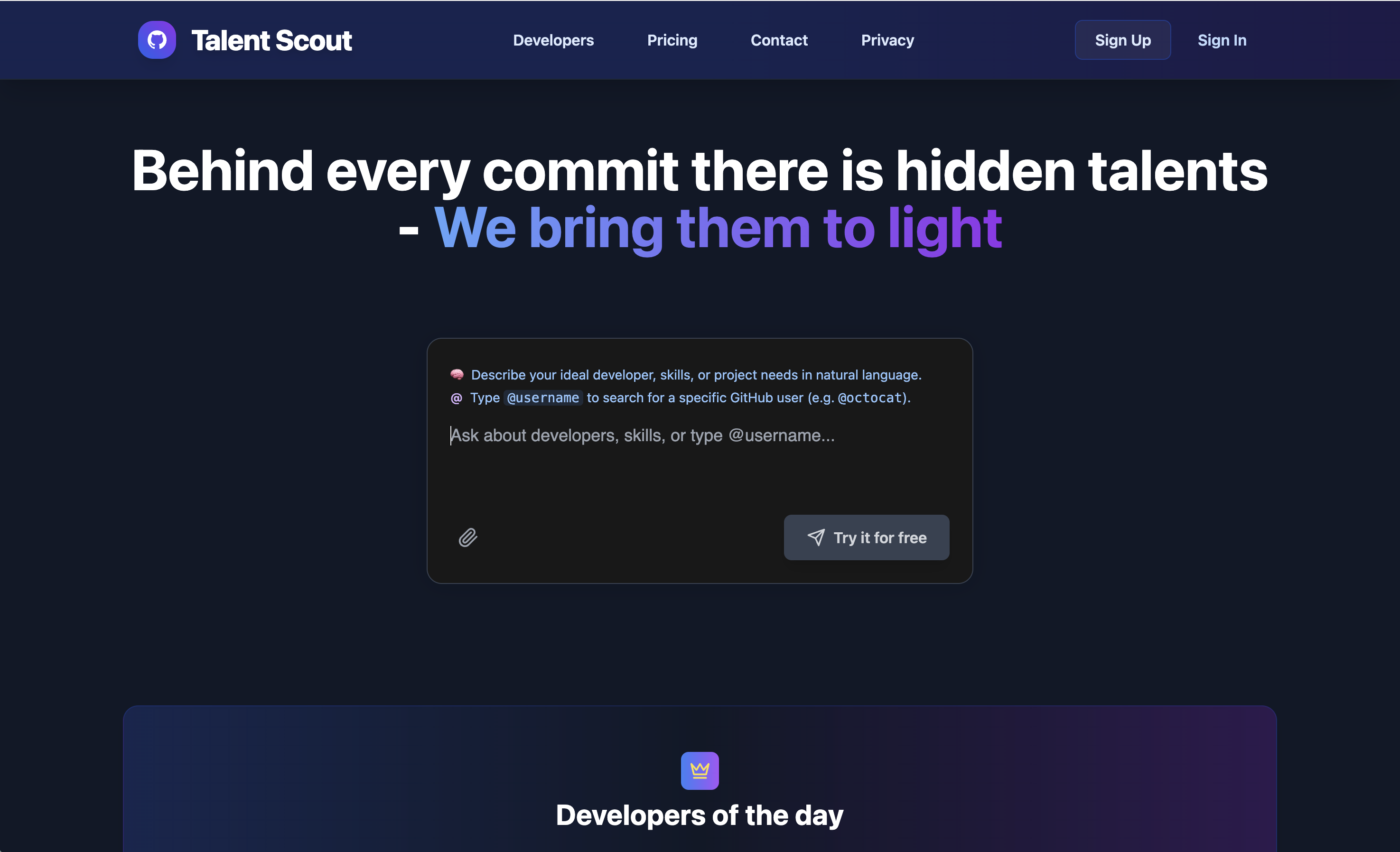 Talent Scout media 3