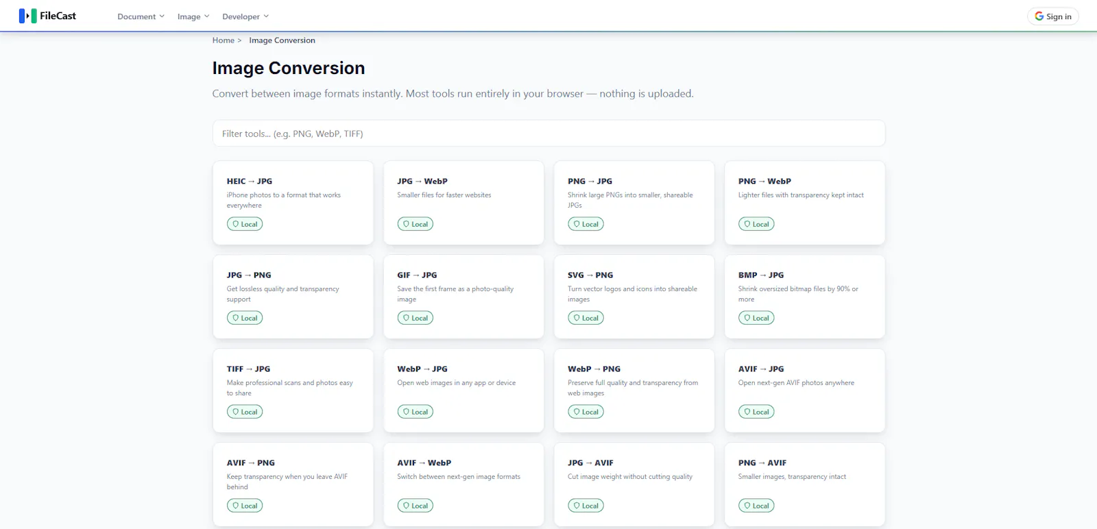 FileCast screenshot 3