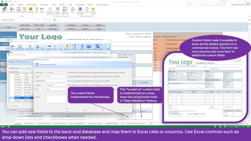 Invoice Manager for Excel screenshot 4
