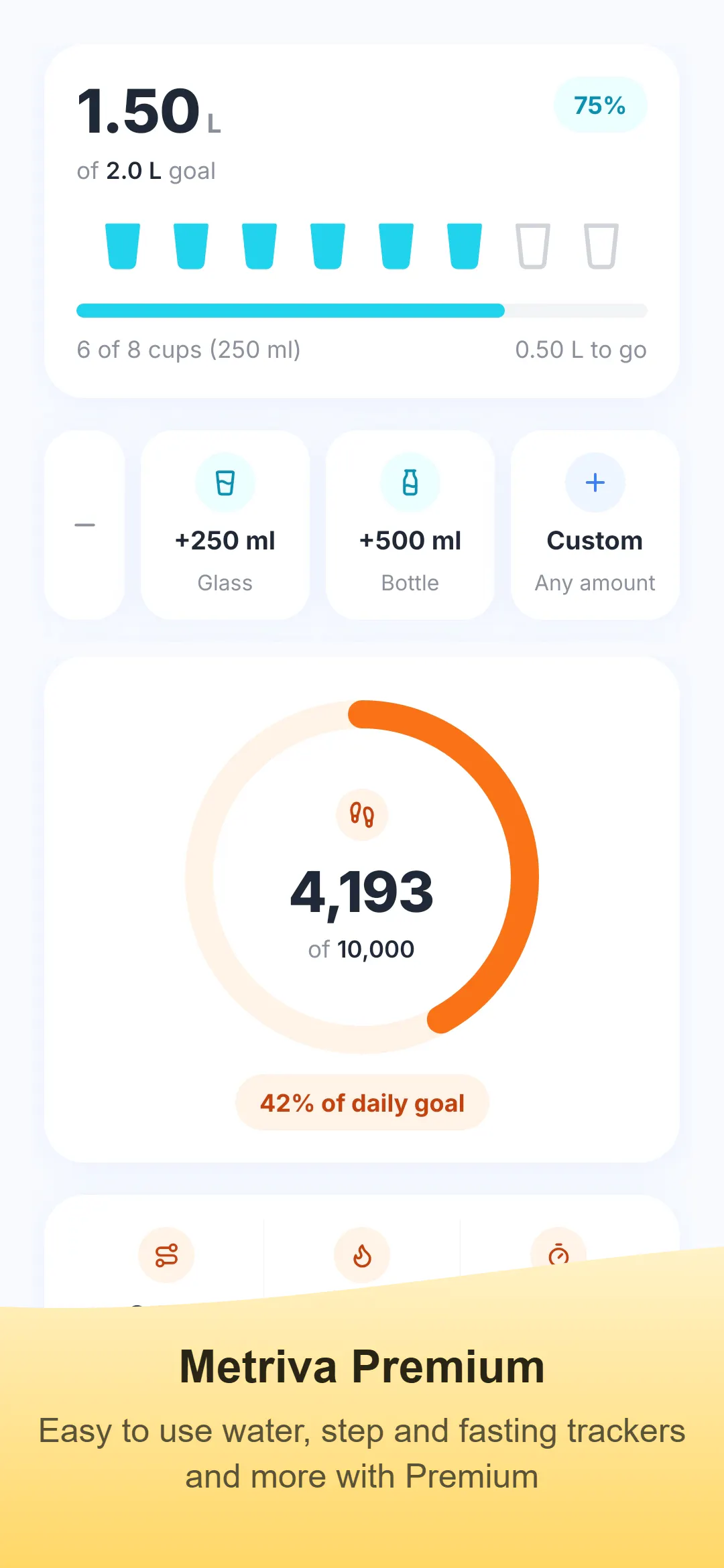 Metriva: Calorie & Weight Log gallery image