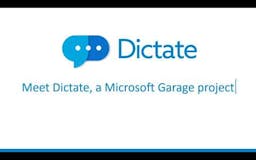 Dictate by Microsoft media 1