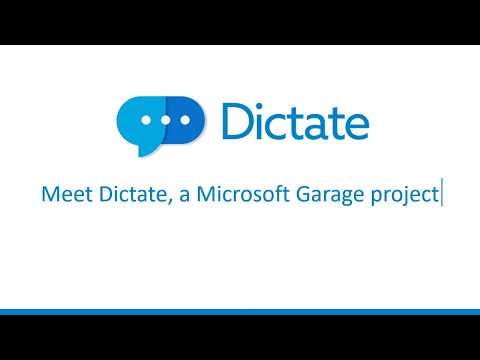 Dictate by Microsoft media 1