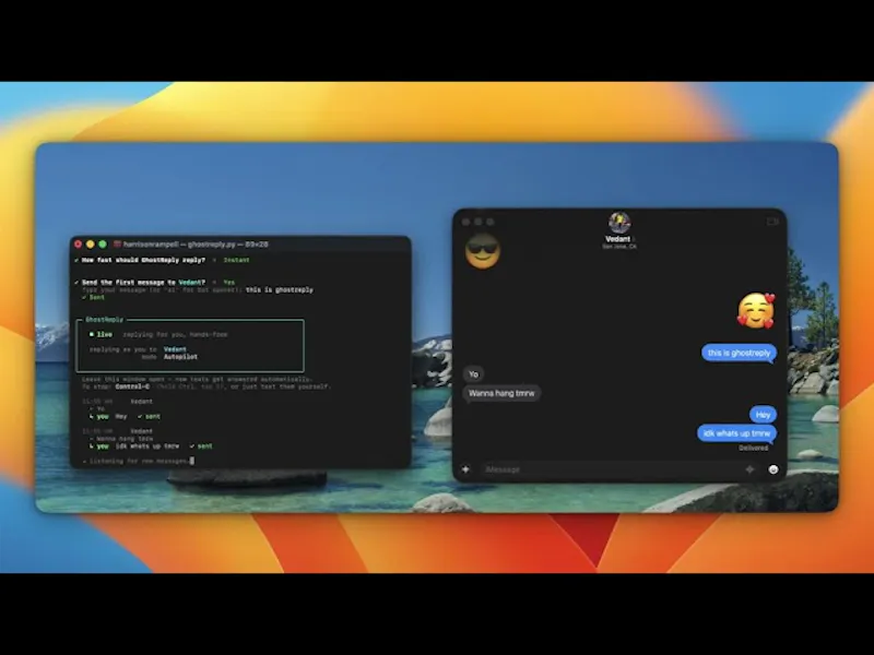GhostReply screenshot 1 (video preview)