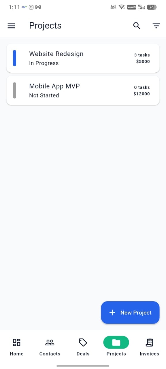 CRM+ : Offline Business OS - Screenshot 5 showing product features and functionality
