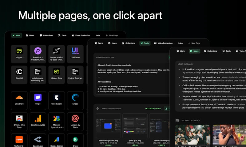 Start Page HQ screenshot 3