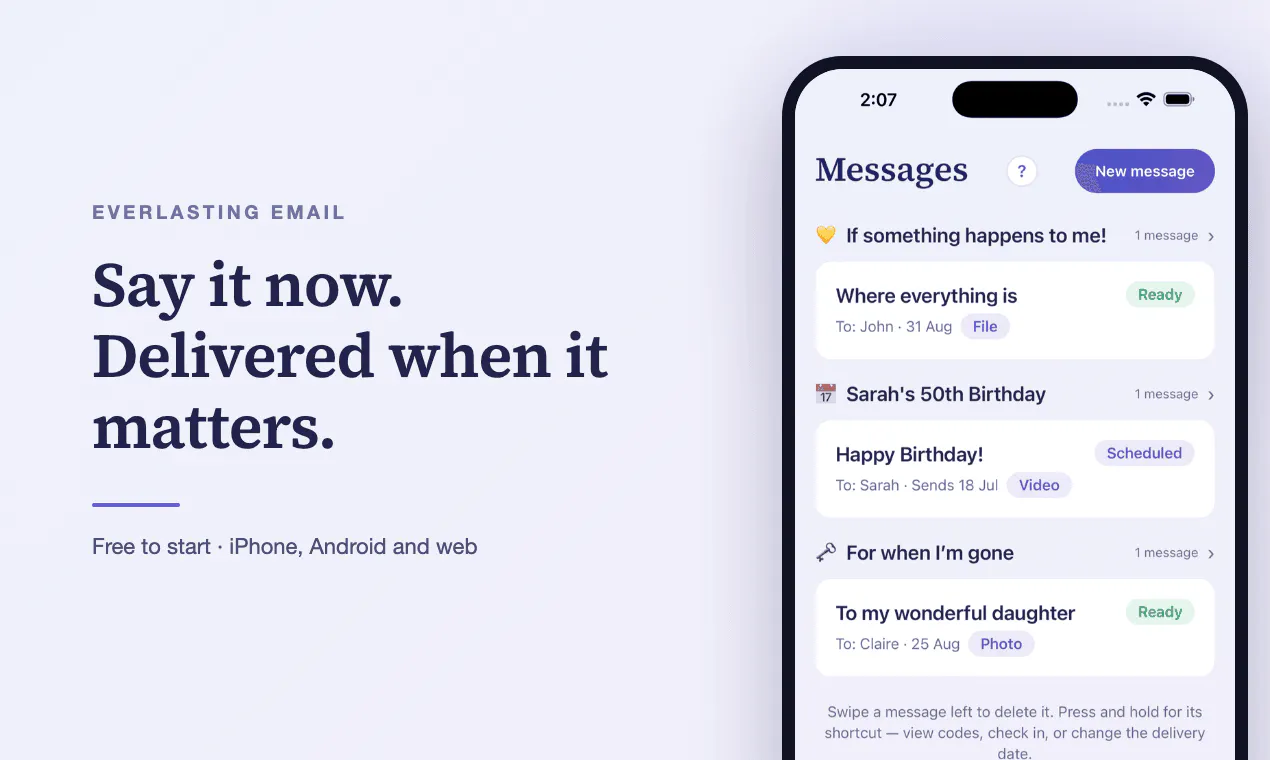Everlasting Email gallery image