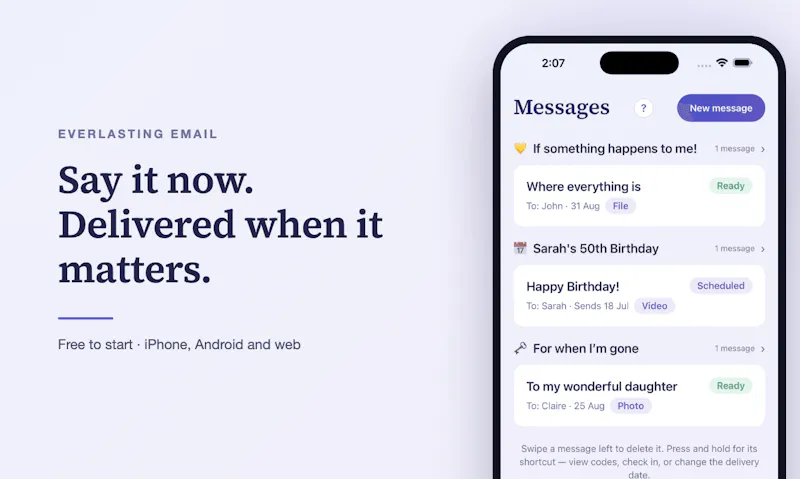 Everlasting Email screenshot 2