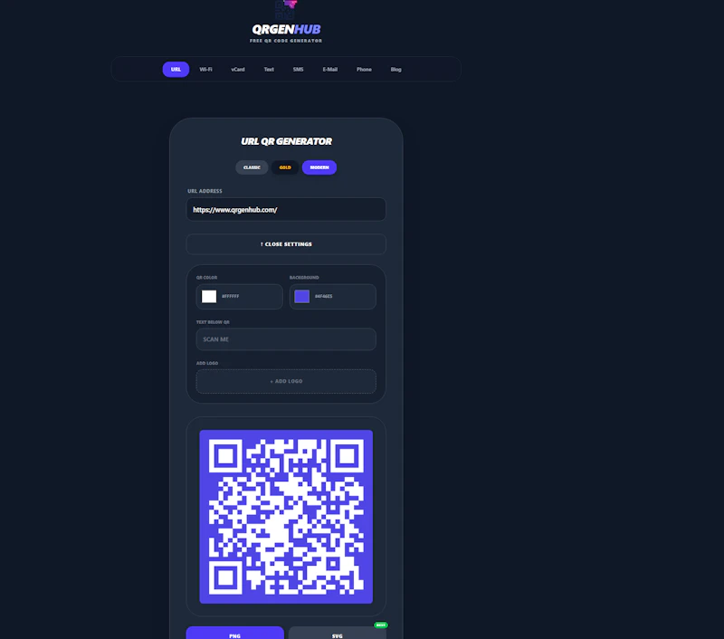 QRGenHub screenshot 3