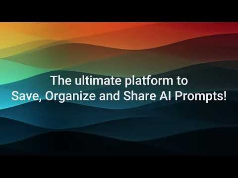 startuptile PromptWave AI-Save organize and share all your AI prompts for free