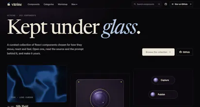 Vitrine — kept under glass gallery image