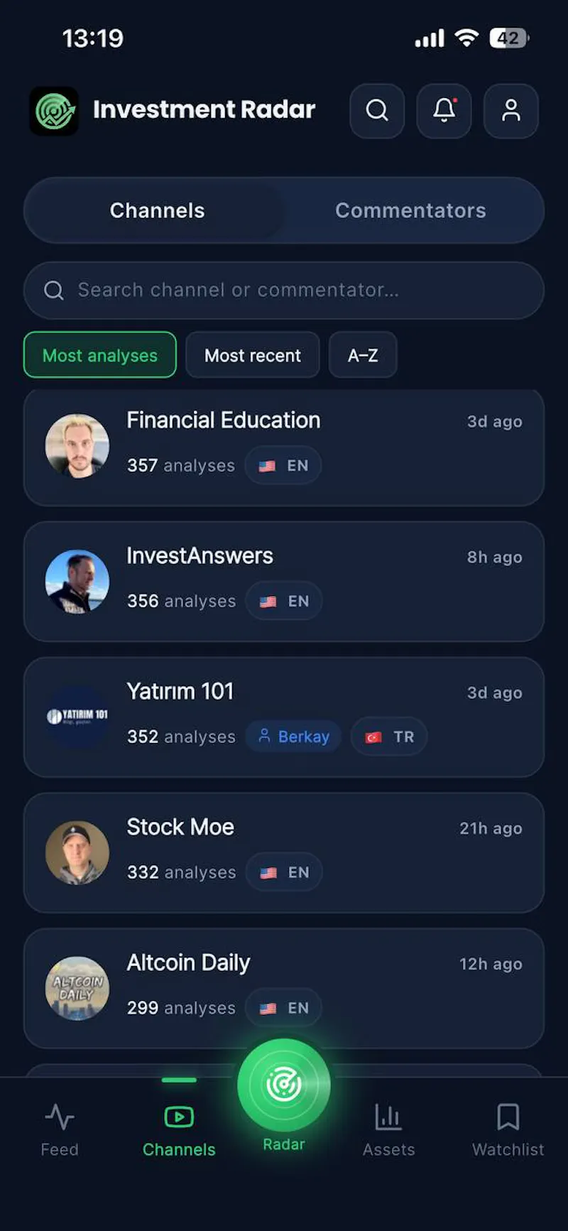 Investment Radar screenshot 9