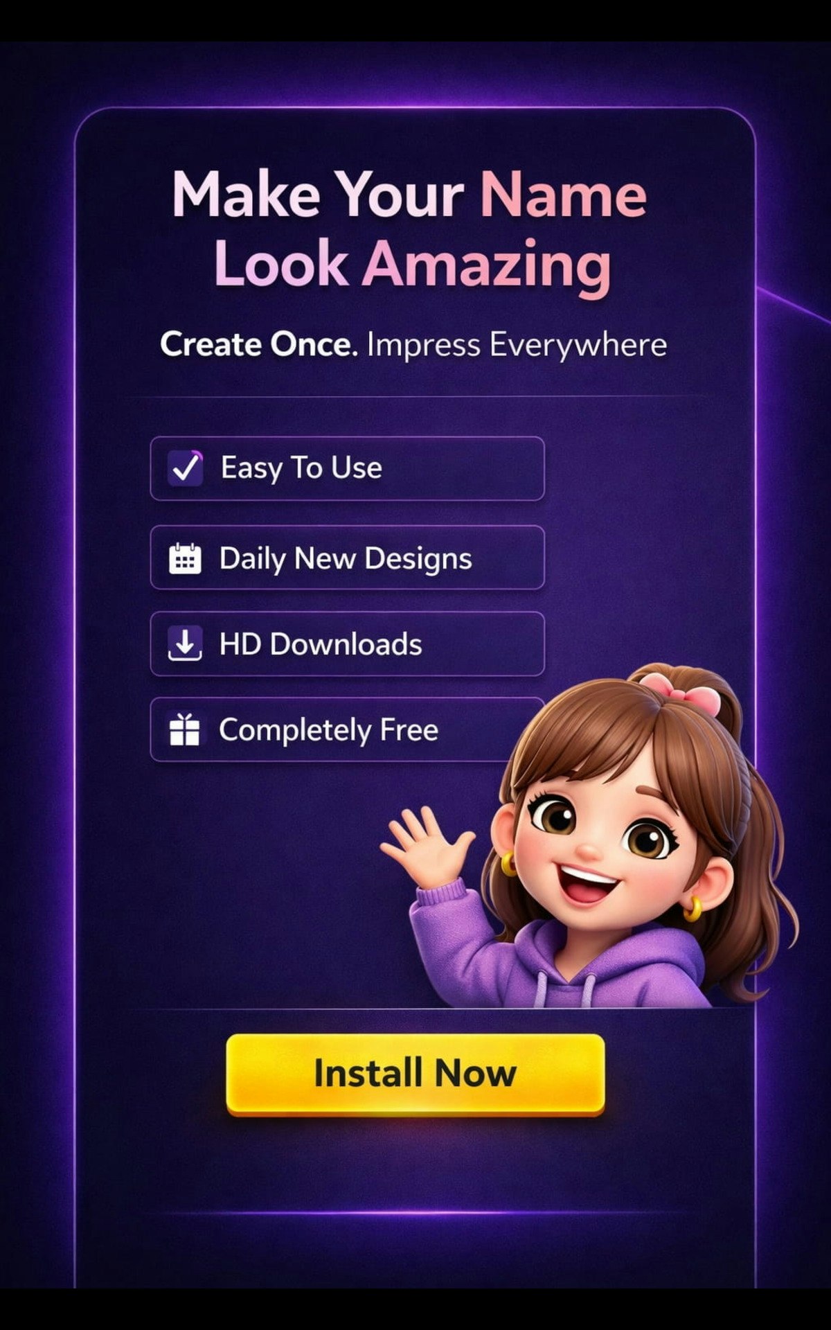 Namify – AI 3D Name Art Creator gallery image