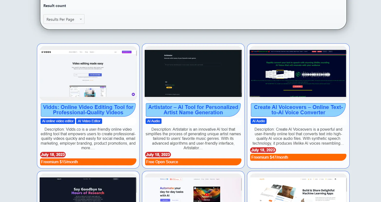 Top AI Tools Hub gallery image