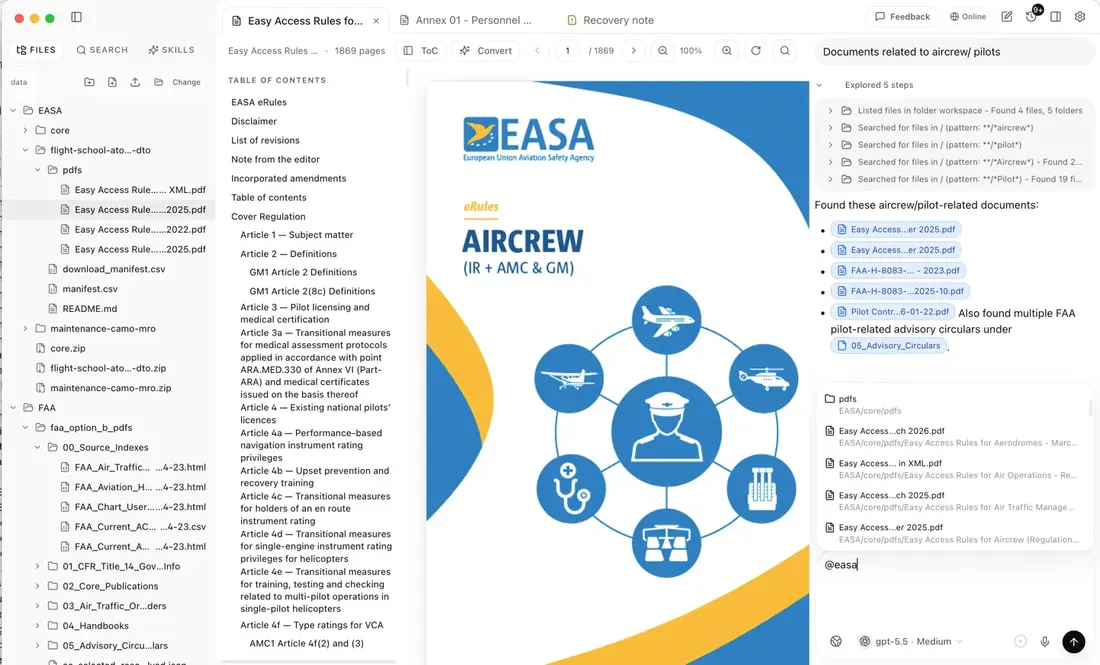 Document.Bot - EU/ Offline AI workspace screenshot 2