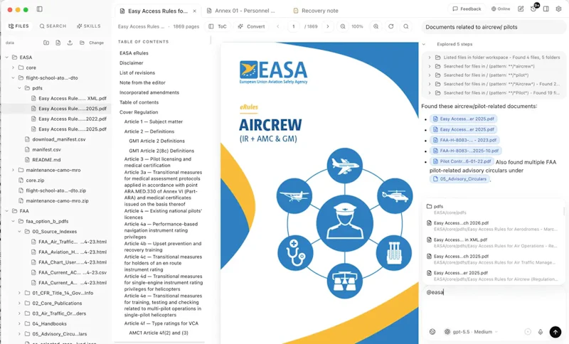 Document.Bot - EU/ Offline AI workspace screenshot 3
