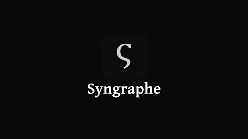 Syngraphe screenshot 1 (video preview)