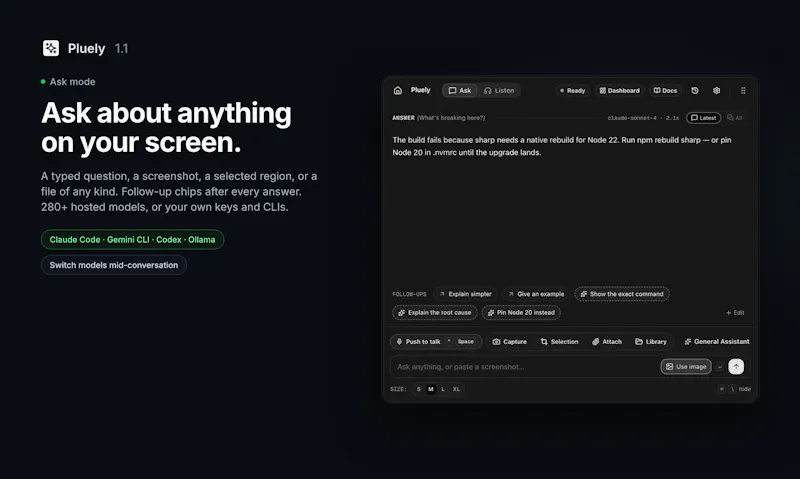 Pluely 1.1 screenshot 4