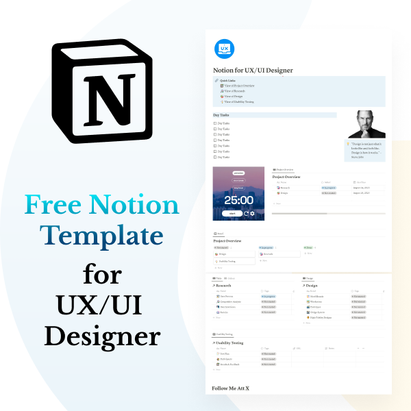 Noção para designer de UX/UI