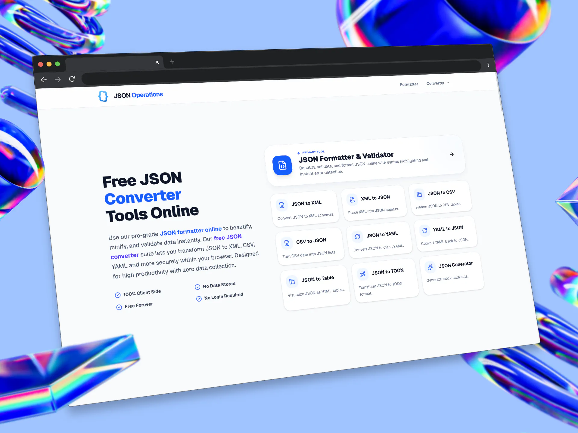 JSON Operations product banner
