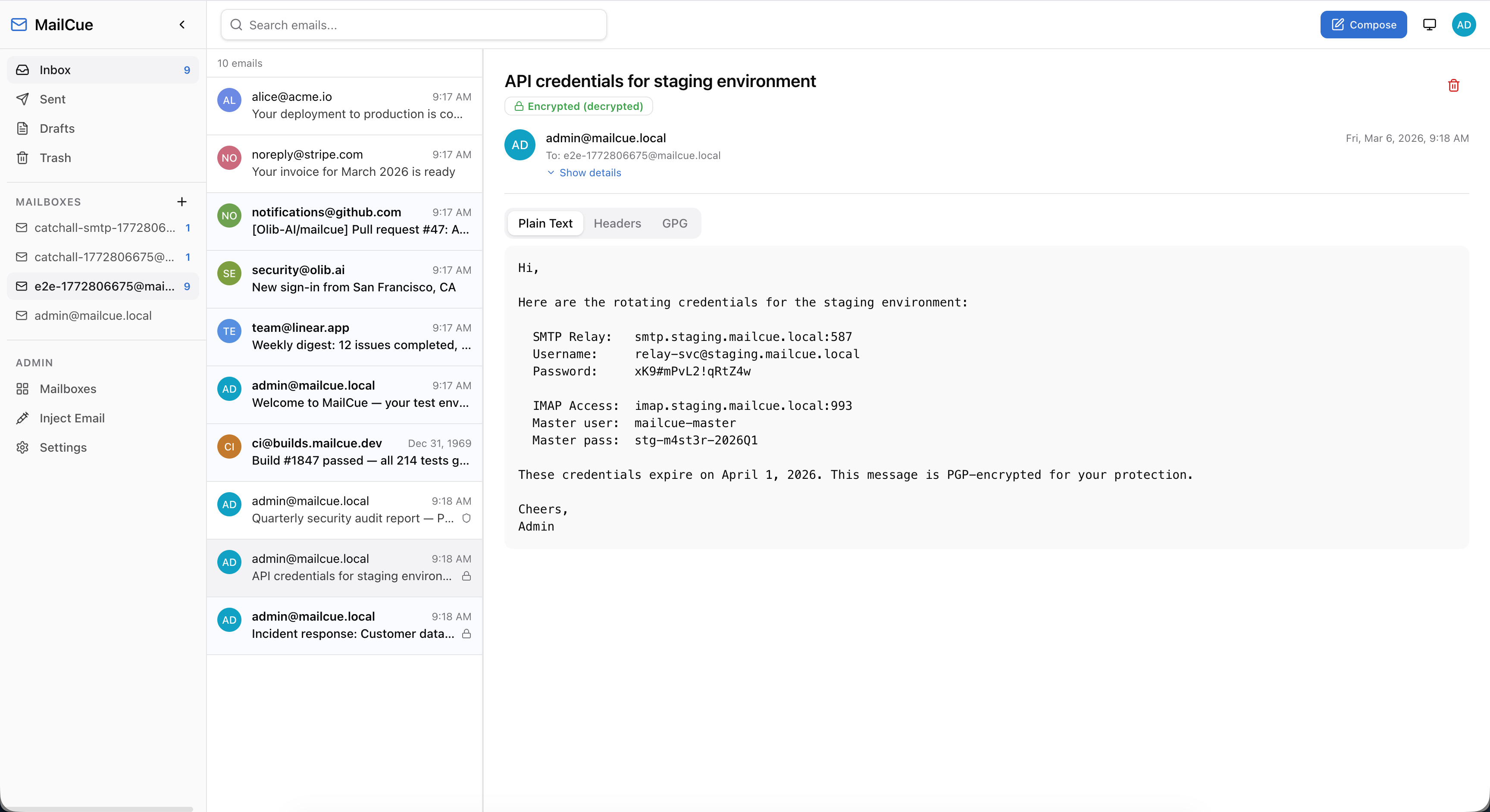 MailCue gallery image