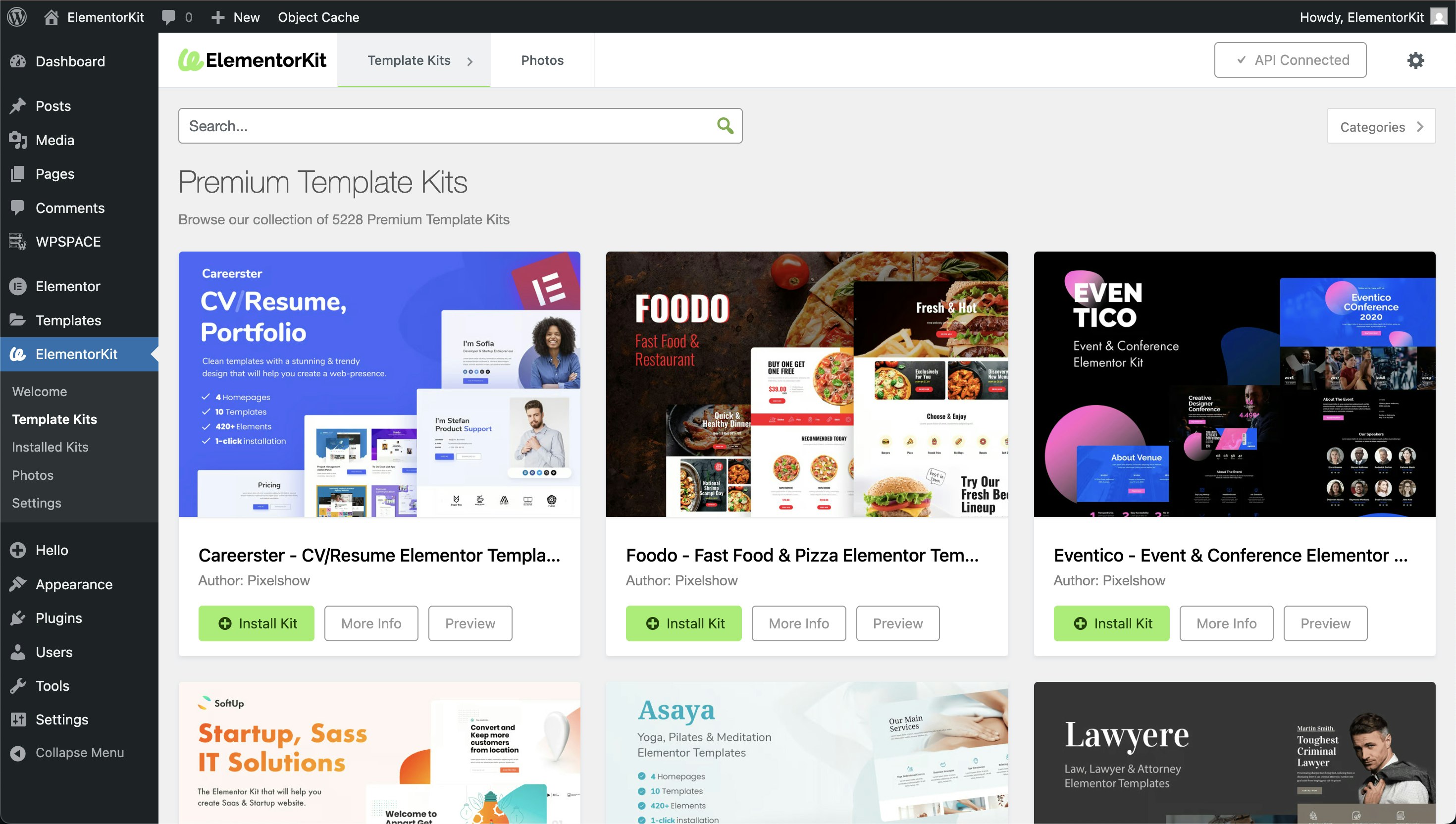 Media Elementorkit - Bộ dụng cụ mẫu cao cấp & Kho ảnh cho WordPress 2