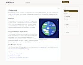 Wikigen.ai - explore anything ! gallery image