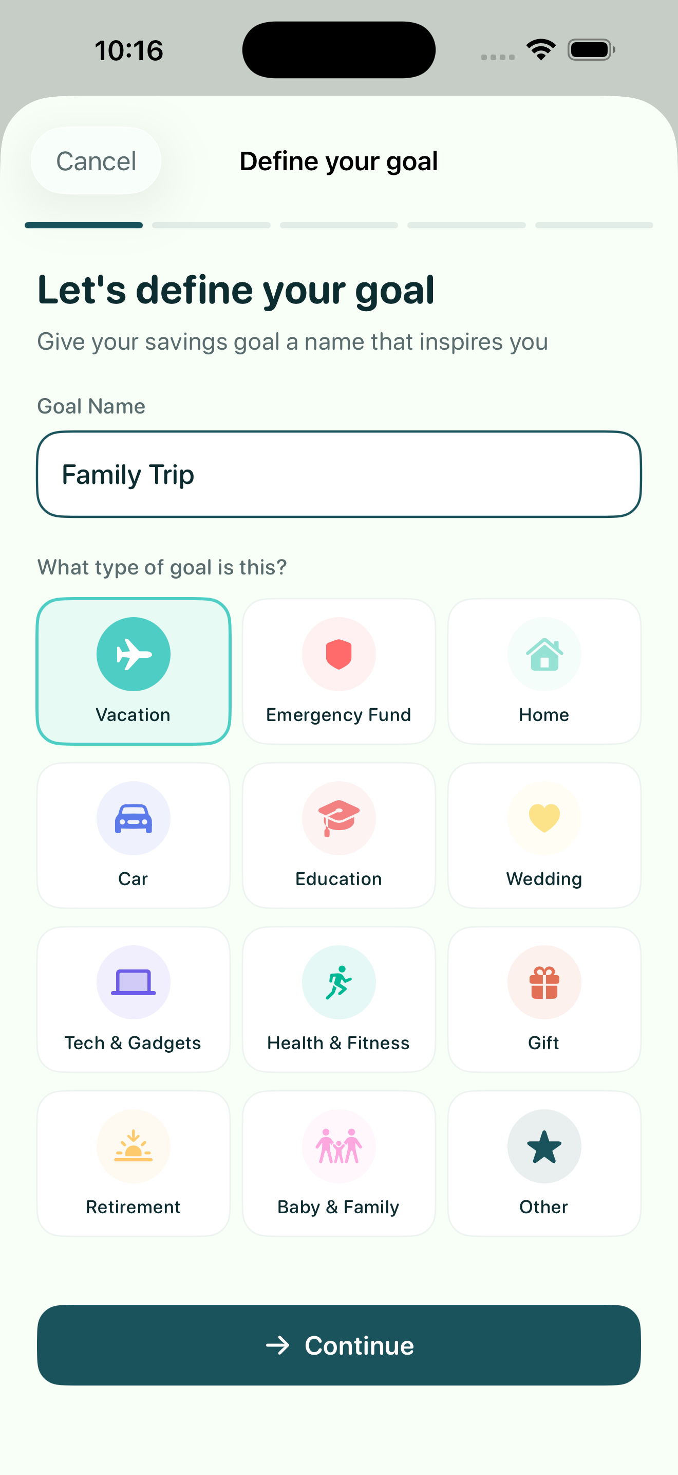 DreamsJar - Save With a Purpose - Screenshot 5 showing product features and functionality