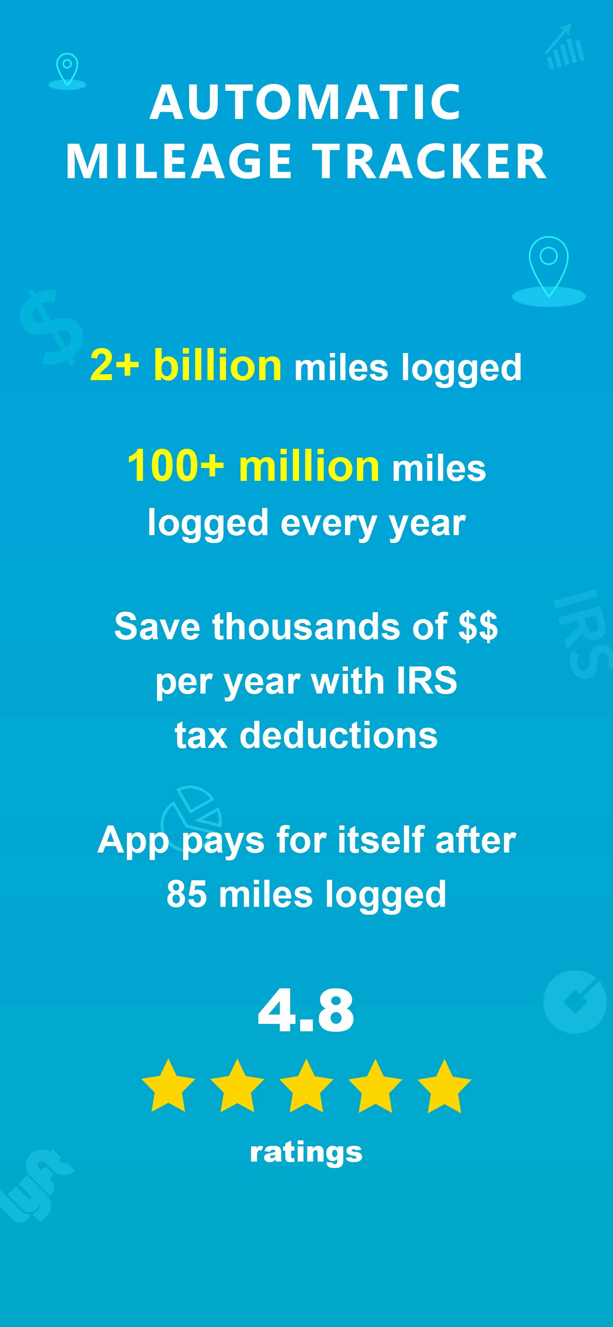 Swift Miles - Mileage Tracker - Track Miles & Ride Share media 1