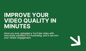 Fix Subs: AI-Powered YouTube Subtitle gallery image