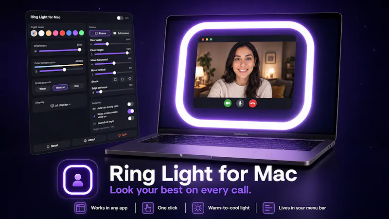 Ring Light for Mac screenshot 1