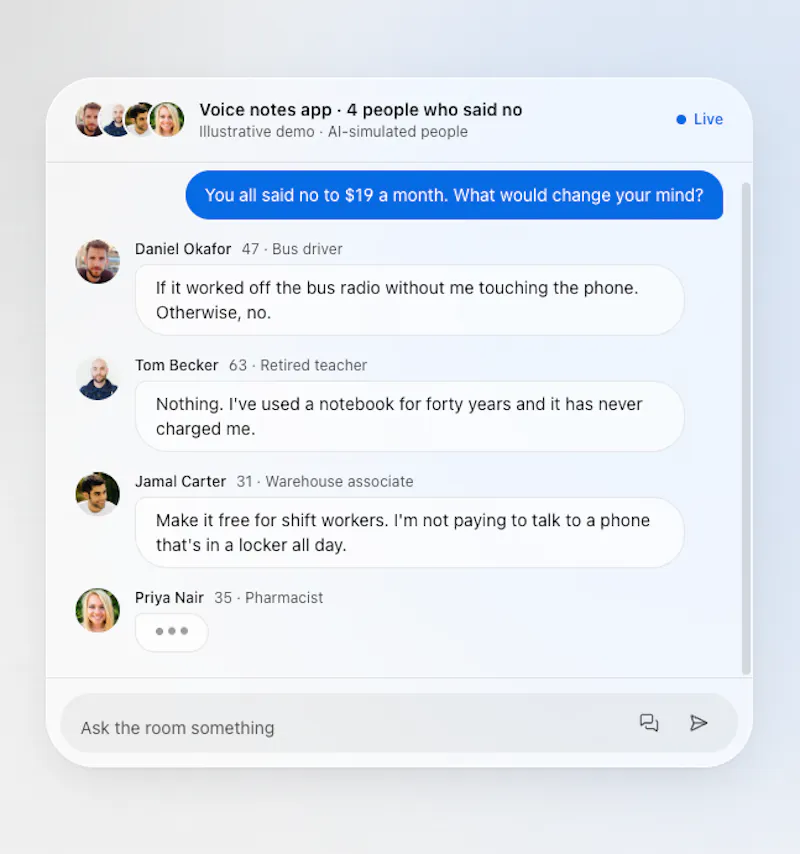 HumanPanel AI screenshot 2