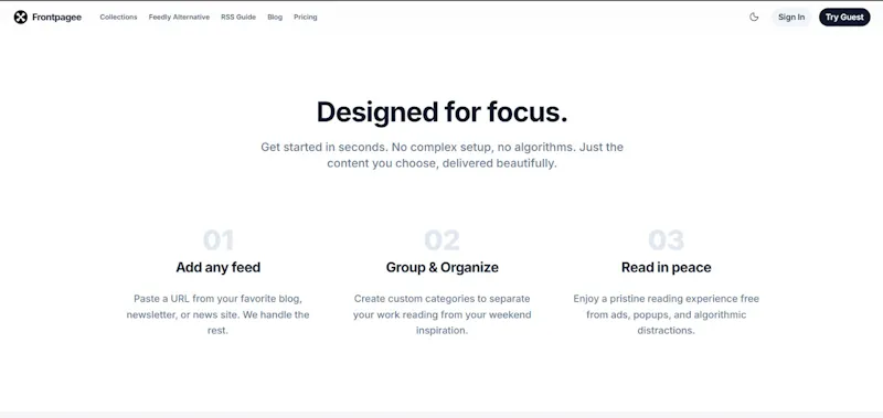 Frontpagee screenshot 3