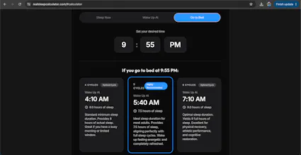 Real Sleep Calculator gallery image