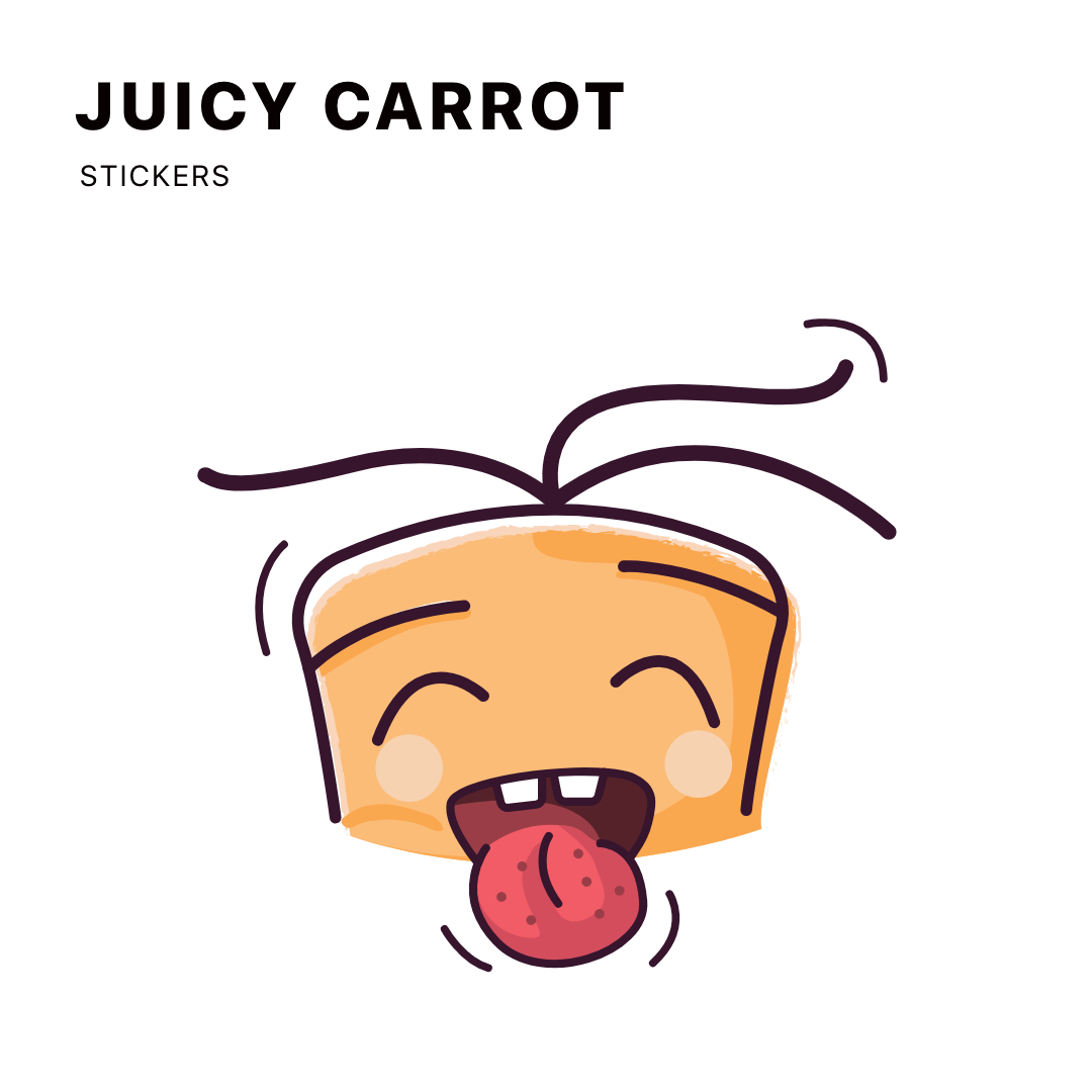 Juicy Carrot Stickers gallery image