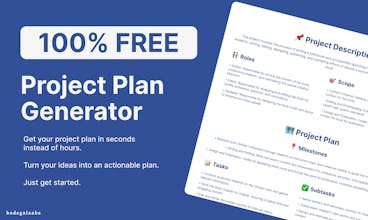 Project Plan Generator gallery image