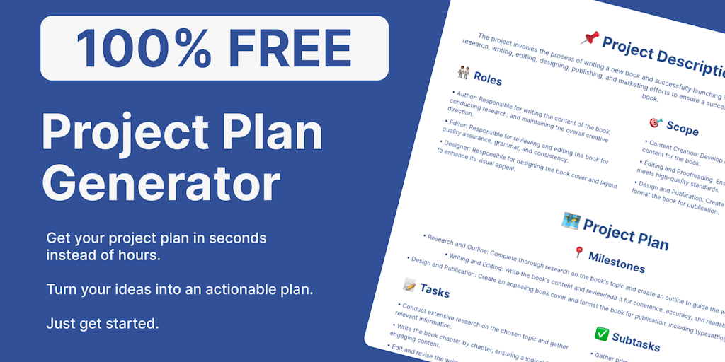 Project Plan Generator