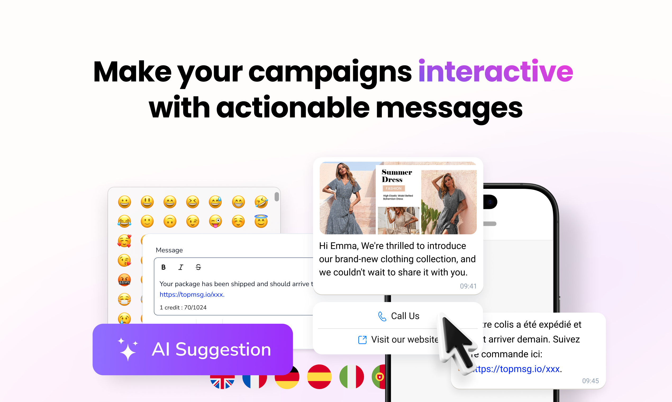 TopMessage - Screenshot 3 showing product features and functionality