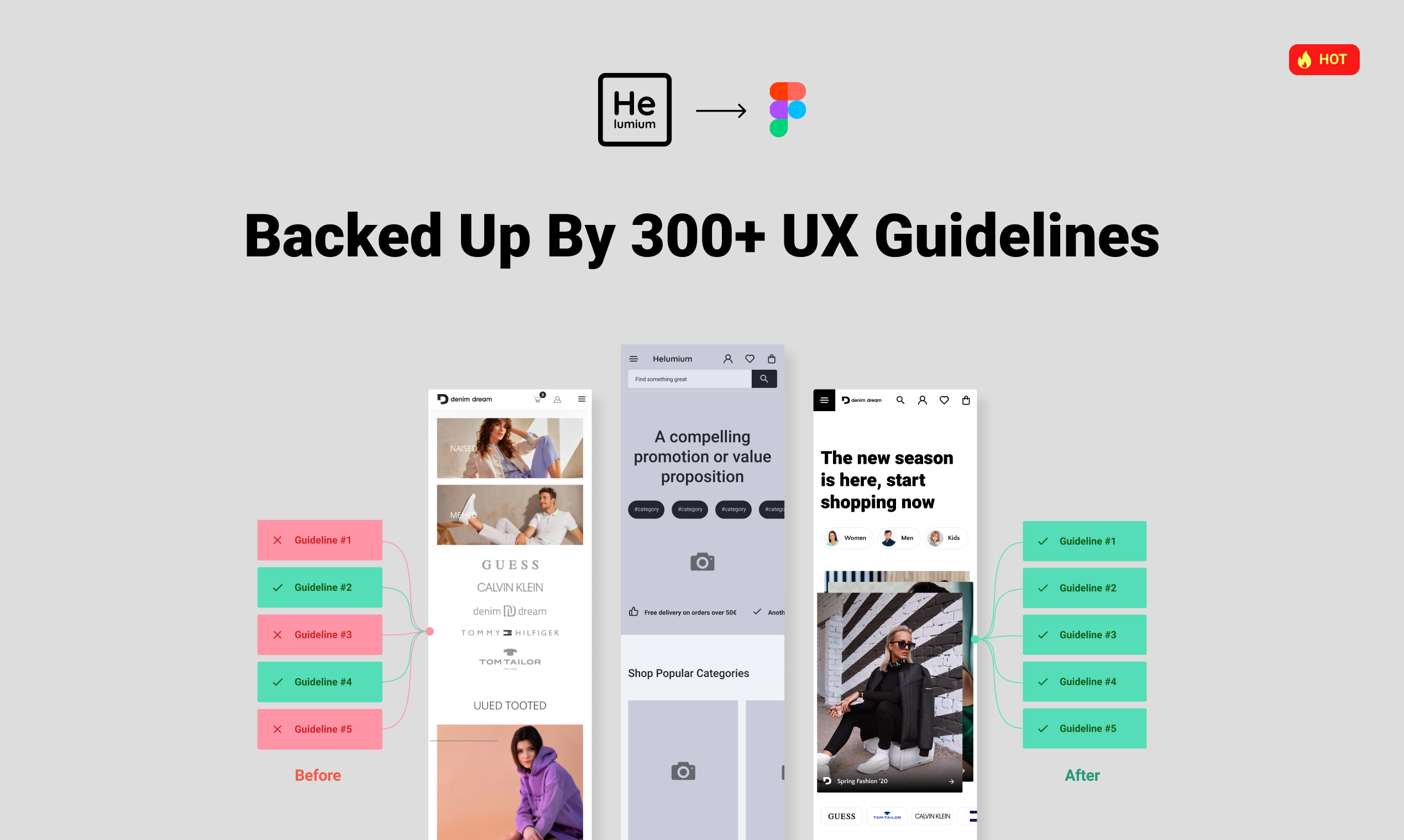 Helumium eCom Design System for Figma gallery image